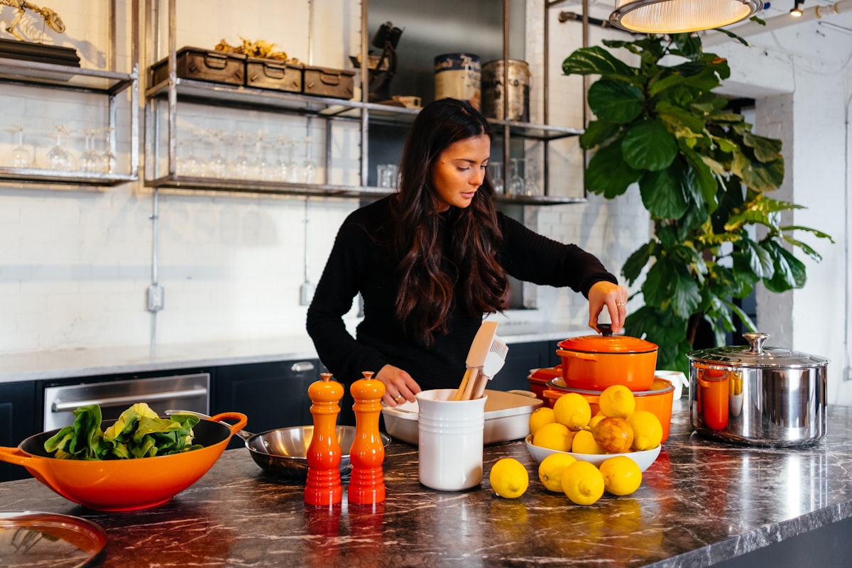 Fresh gluten-free ingredients and preparation